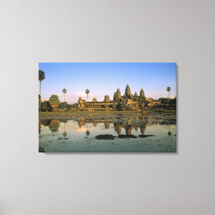 Asia, Cambodia, Siem Reap. Angkor Wat. 2 Canvas Print