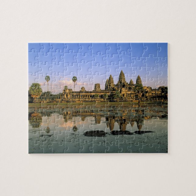 Asia, Cambodia, Siem Reap. Angkor Wat. 2 Jigsaw Puzzle (Horizontal)