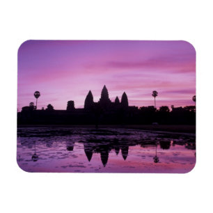 Asia, Cambodia, Siem Reap, Angkor Wat (b. 12th 2 Magnet
