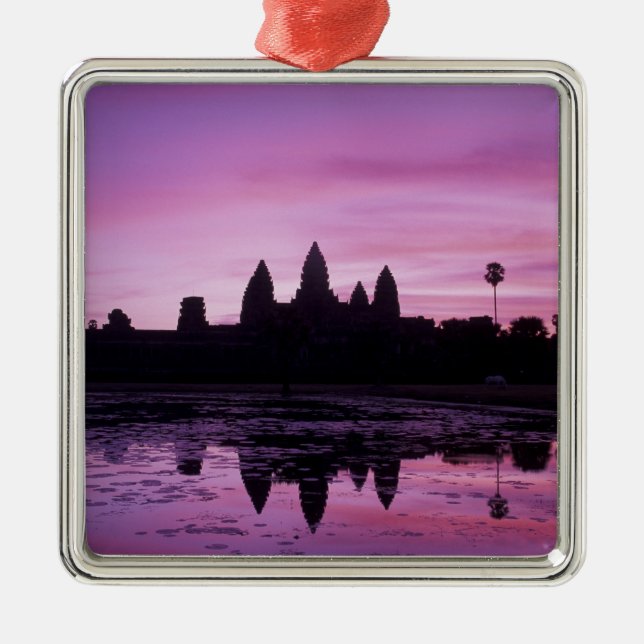 Asia, Cambodia, Siem Reap, Angkor Wat (b. 12th 2 Metal Ornament (Front)