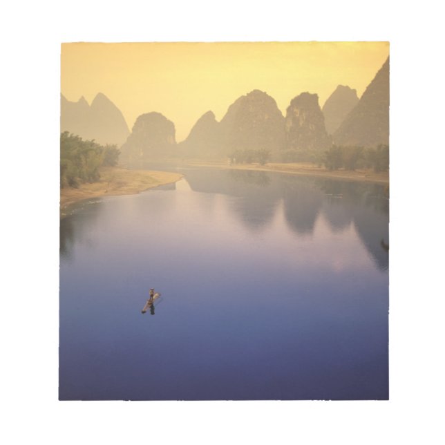 Asia, China, Guangxi Province, Yangshuo. Lone Notepad (Front)