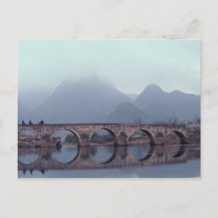 Asia, China, Guizhou, Anshuichang. Ancient Postcard