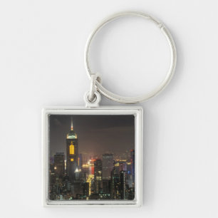 Asia, China, Hong Kong, central from Stubbs road Keychain