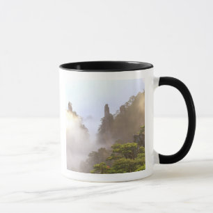 Asia, China, Huanshan. The Yellow Mountain in Mug
