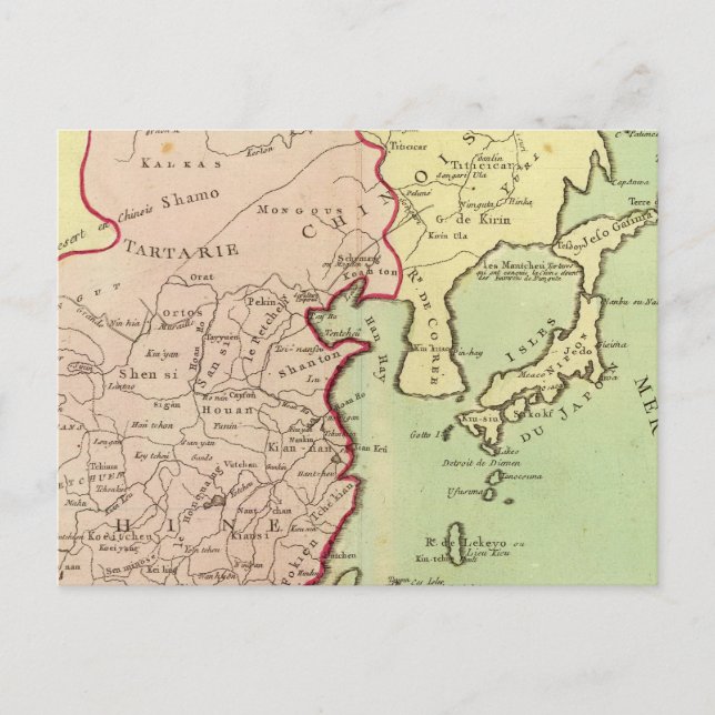 Asia, China, Japan Postcard (Front)