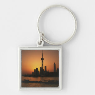 ASIA, China, Shanghai View of Oriental Pearl TV Keychain