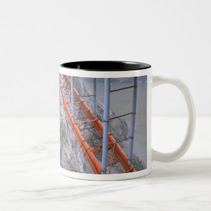 Asia, China, Yangtze River. Zigui to Men Tian Two-Tone Coffee Mug