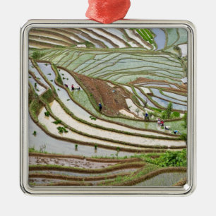 Asia, China, Yunnan, Jinping. Native Yi people Metal Ornament