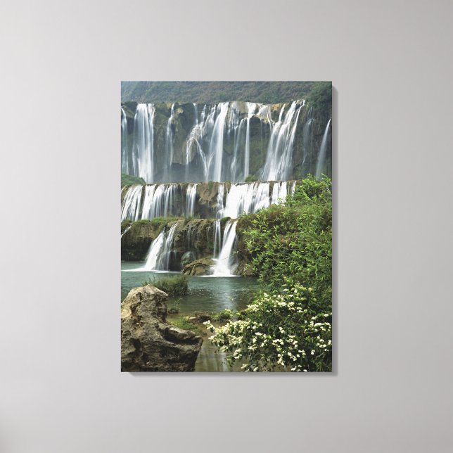 Asia, China, Yunnan Province, Qujing, Luoping Canvas Print (Front)