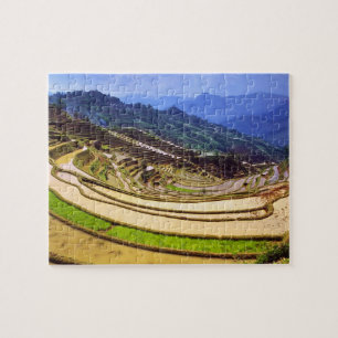 Asia, China, Yunnan Province, Yuanyang County. Jigsaw Puzzle
