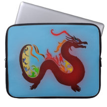 asia dragon blue