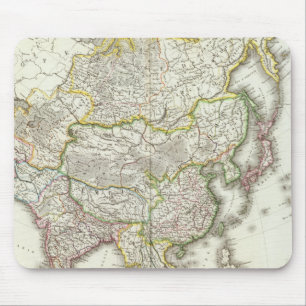 Asia Engraved Map Mouse Pad