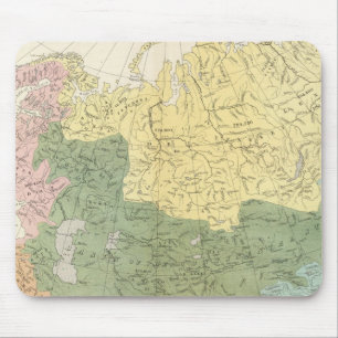 Asia, Europe river systems Mouse Pad