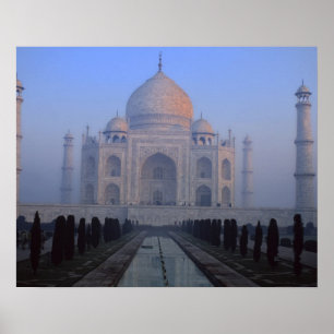 Asia; India; Agra. Taj Mahal. Poster