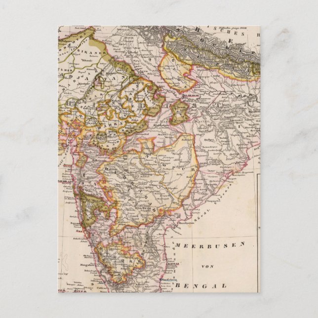 Asia, India, Bangladesh Postcard (Front)