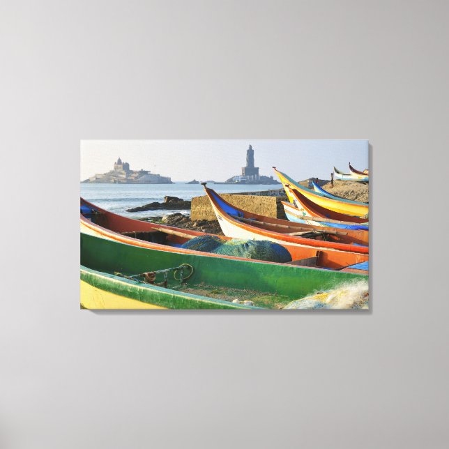 Asia, India, Tamil Nadu, Kanniyakumari 2 Canvas Print (Front)