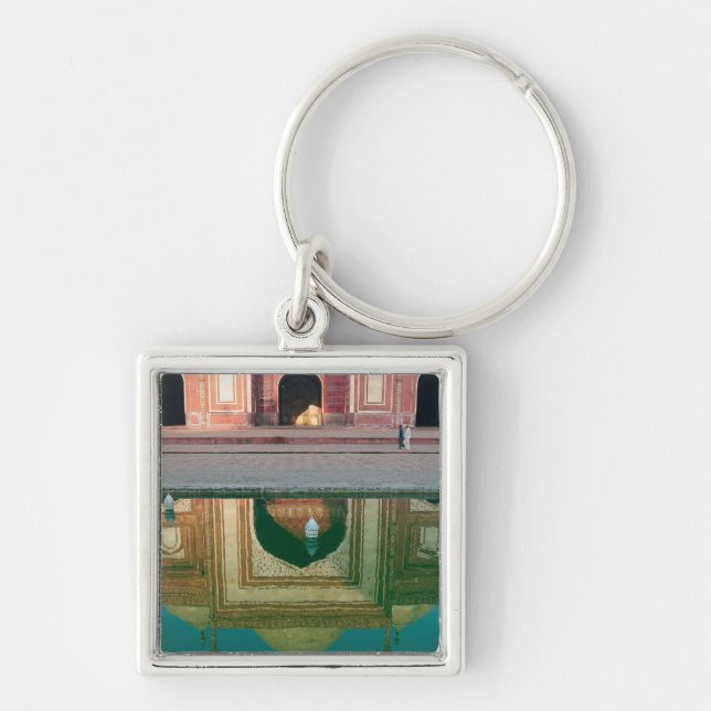 Asia, India, Uttar Pradesh, Agra. On the 2 Keychain (Front)
