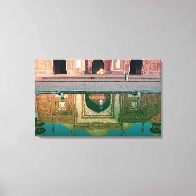 Asia, India, Uttar Pradesh, Agra. On the Canvas Print (Front)