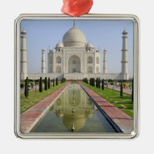 Asia, India, Uttar Pradesh, Agra. The Taj 5 Metal Ornament