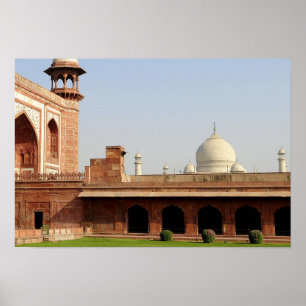 Asia, India, Uttar Pradesh, Agra. The Taj 6 Poster