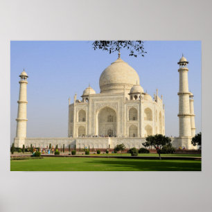 Asia, India, Uttar Pradesh, Agra. The Taj 7 Poster