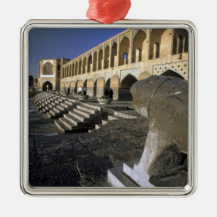 Asia, Iran, Isfahan. Pol-e Khaju Bridge. Metal Ornament
