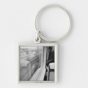 Asia, Japan. Aboard the Shinkansen Bullet Train Keychain