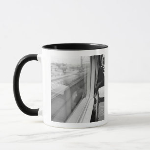 Asia, Japan. Aboard the Shinkansen Bullet Train Mug