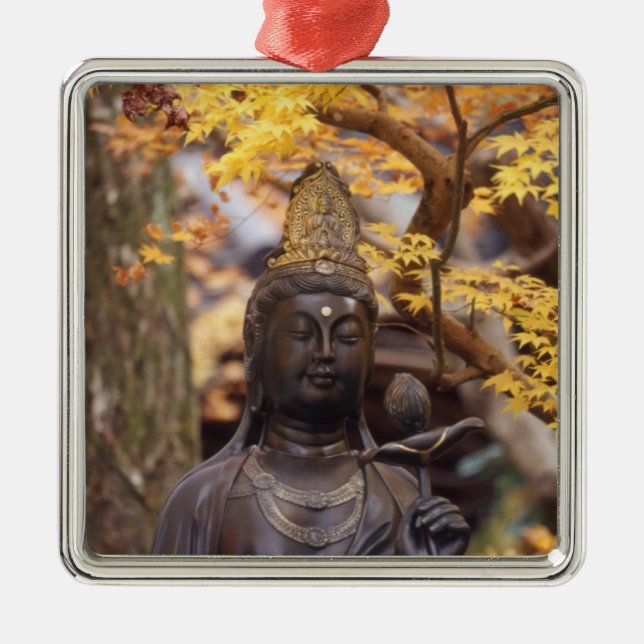 Asia, Japan, Buddha Metal Ornament (Front)