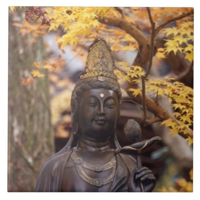 Asia, Japan, Buddha Tile (Front)