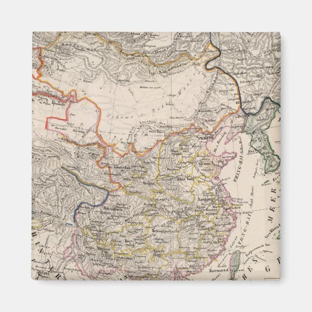 Asia, Japan, China Magnet (Front)