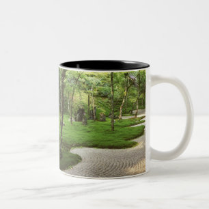 Asia, Japan, Fukuoka, Dazaifu, Komyoji Temple Two-Tone Coffee Mug