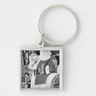 Asia, Japan, Hakodate. Santa Claus in Japan Keychain