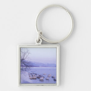 Asia, Japan, Hokkaido, Akan NP, Whopper Swans Keychain