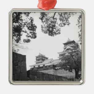 Asia, Japan, Kumamoto. Kumamoto, jo Castle Metal Ornament