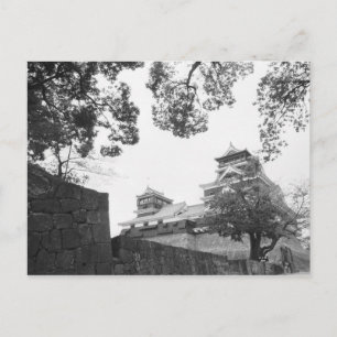 Asia, Japan, Kumamoto. Kumamoto, jo Castle Postcard