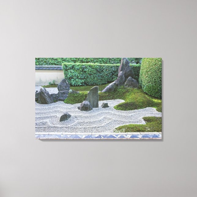 Asia, Japan, Kyoto, Daitokuji Temple, Zuiho-in Canvas Print (Front)
