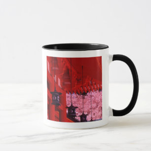 Asia, Japan, Kyoto, Heian shrine in spring. Mug
