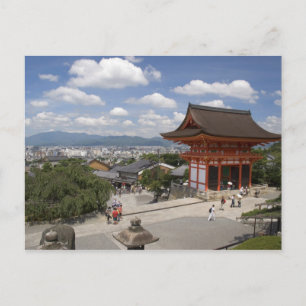 Asia, Japan, Kyoto, Kiyomizu Temple Postcard