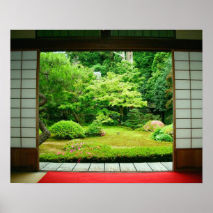 Asia, Japan, Kyoto. Zen Garden 2 Poster