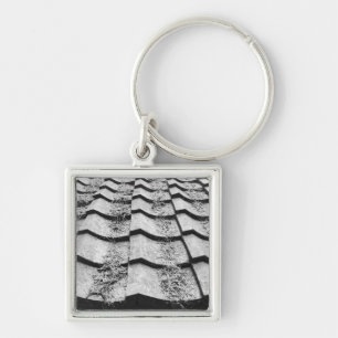 Asia, Japan, Miyajima. Clay roof detail Keychain
