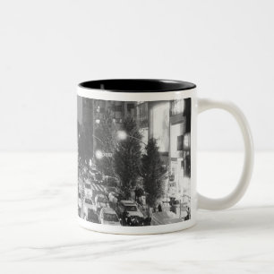 Asia, Japan, Tokyo. Evening, Harajuku Station, Two-Tone Coffee Mug