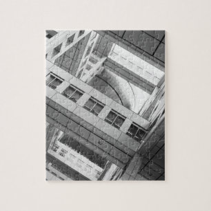 Asia, Japan, Tokyo. Fuji TV Building, Odaiba Jigsaw Puzzle