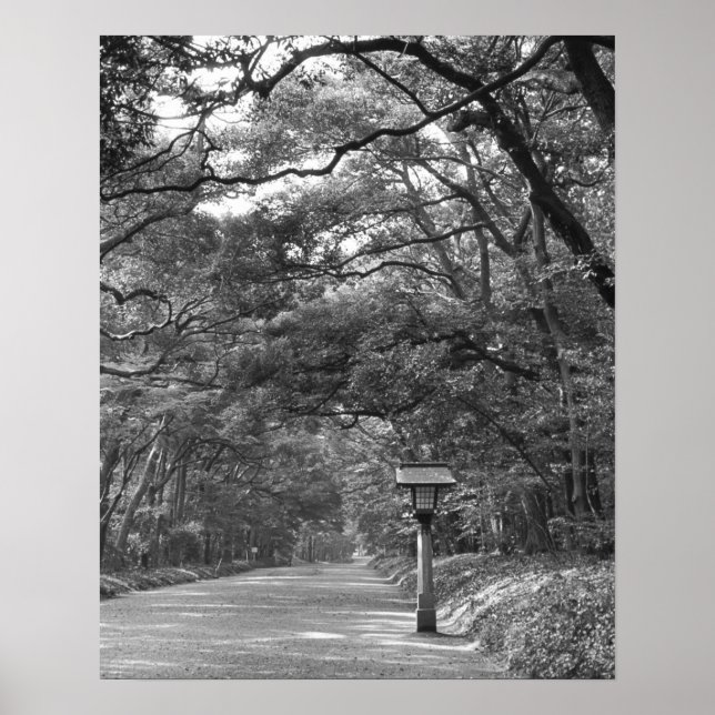 Asia, Japan, Tokyo, Grounds of Meiji Shrine, Poster (Front)