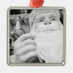 Asia, Japan, Tokyo. Santa Claus in Ikebukuro Metal Ornament