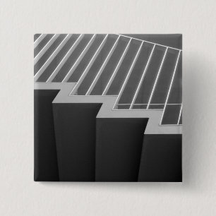 Asia, Japan, Tokyo. Stairs at the Tokyo 2 Inch Square Button