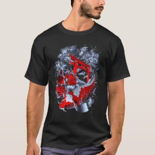 Asia Koi Fish Lotus Flower Temple Sakura Water Lil T-Shirt