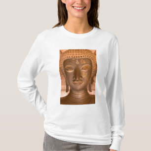 Asia, Laos, Vientiane, Bronze sculpture at Wat T-Shirt