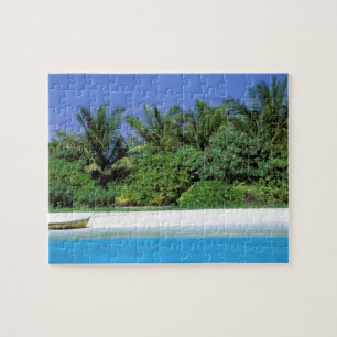 Asia, Maldives. North Male Atoll Jigsaw Puzzle