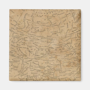 Asia Map 3 Magnet